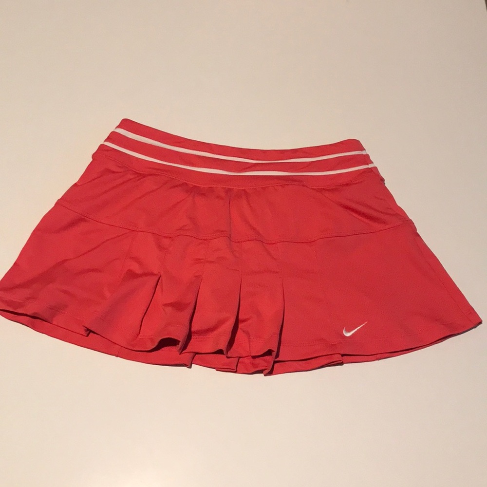 Nike DrifFit Coral Pink tennis mini skirt Size S